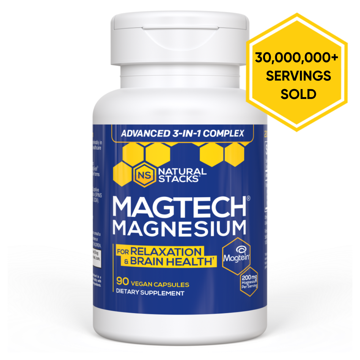 Natural Stacks MagTech Magnesium Complex — 90 Vegetarian Capsules