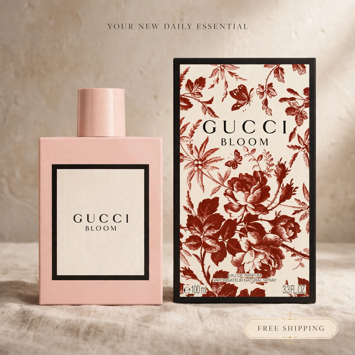 Gucci Bloom Eau de Parfum 100ml / 3.3 FL OZ Women's Floral Perfume