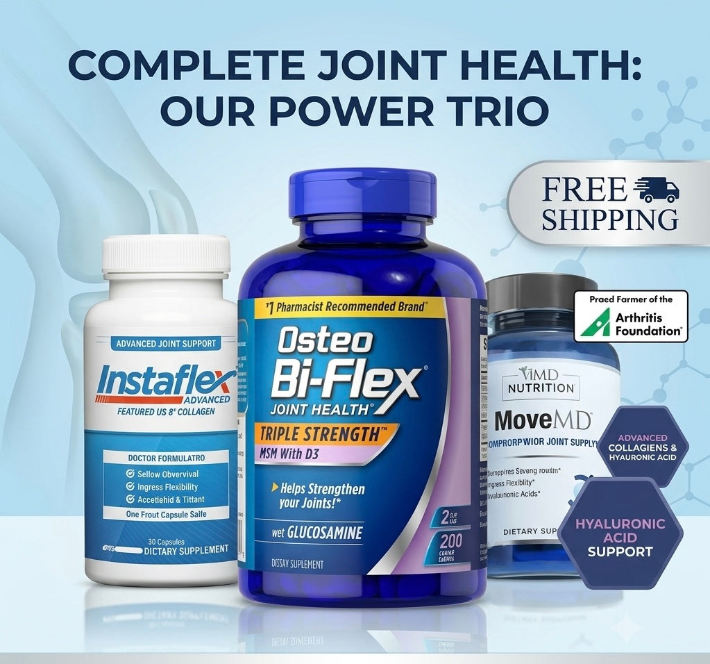 Joint Support Stack — Instaflex Advanced, Osteo Bi-Flex & MoveMD (Curated Bundle)