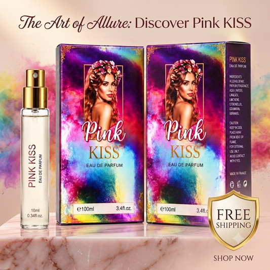 Pink Kiss Eau de Parfum 100ml / 3.4 fl oz – Floral Fragrance for Women