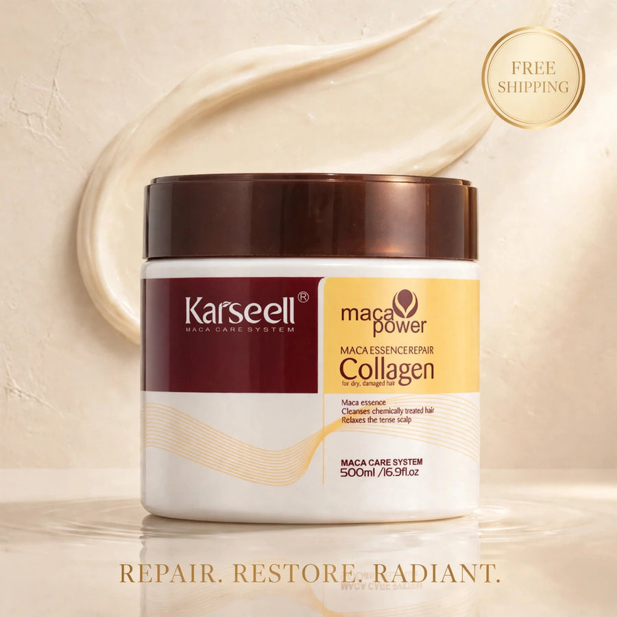 Collagen Hair Treatment Deep Repair Mask – 16.9 Fl Oz / 500 ml