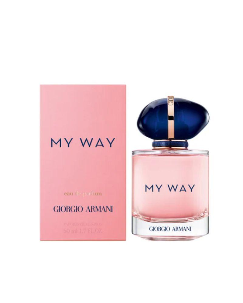 Giorgio Armani My Way Eau de Parfum 50ml pink perfume bottle and box