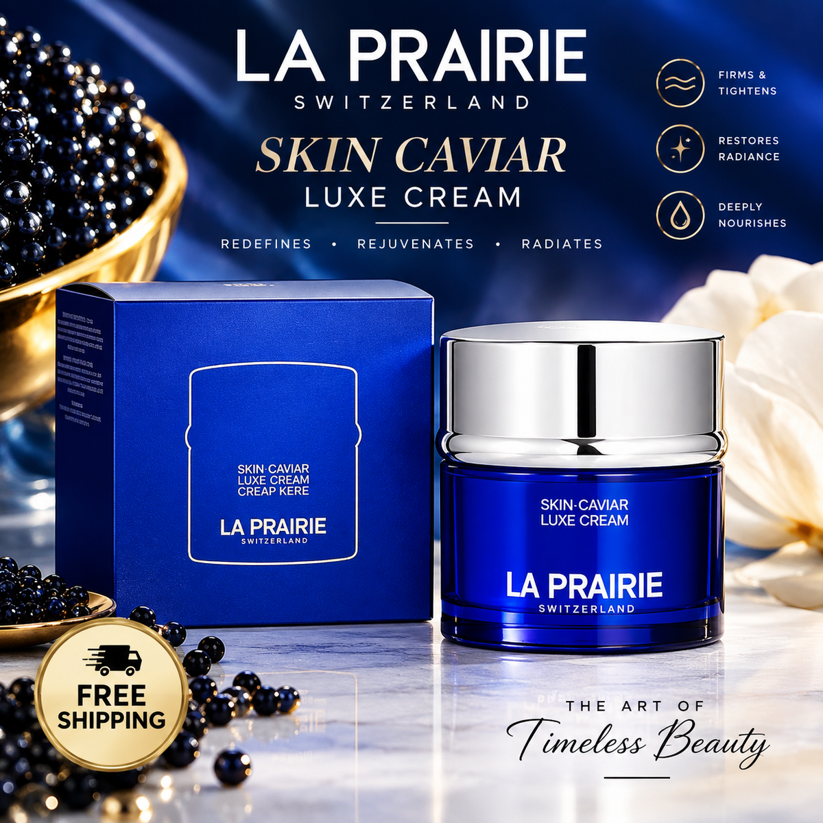La Prairie Skin Caviar Luxe Cream – Firming & Nourishing Face Cream