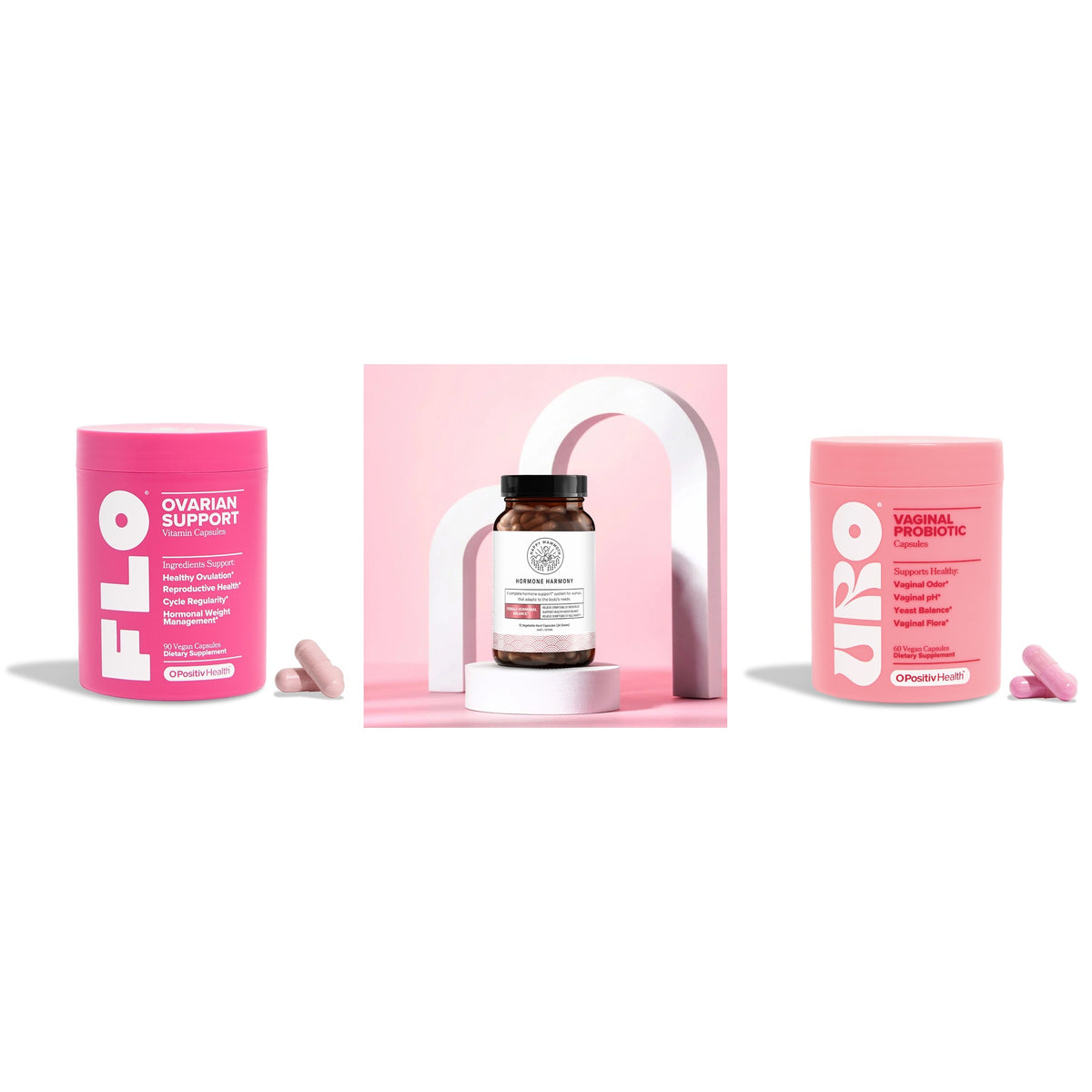 Women's Hormone Balance Stack: Happy Mammoth + URO + FLO