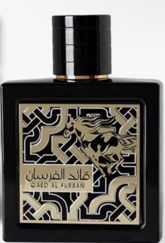 Lattafa Qaed Al Fursan Eau de Parfum 90ml black bottle front