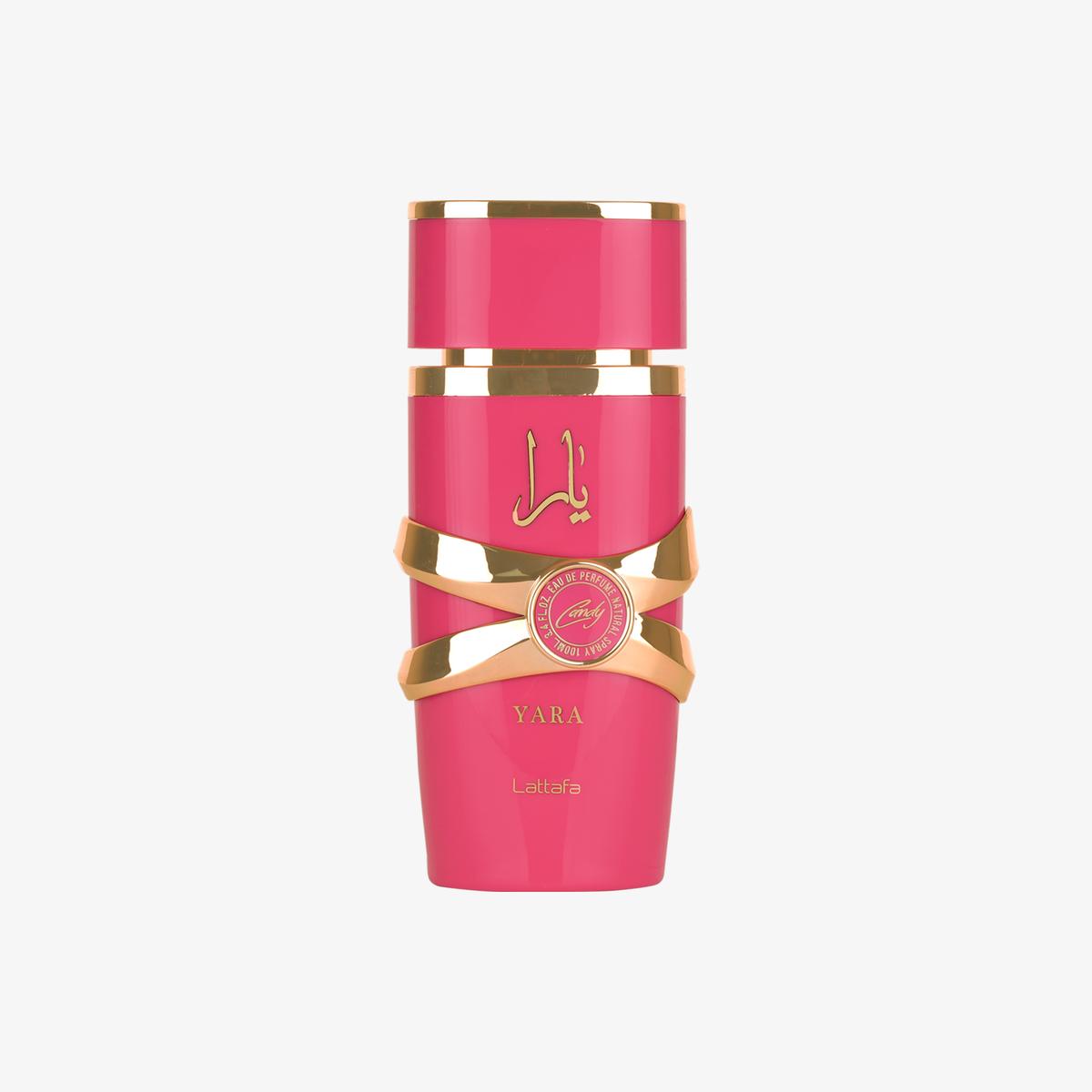 Lattafa Yara Candy Eau de Parfum 100ml pink bottle front